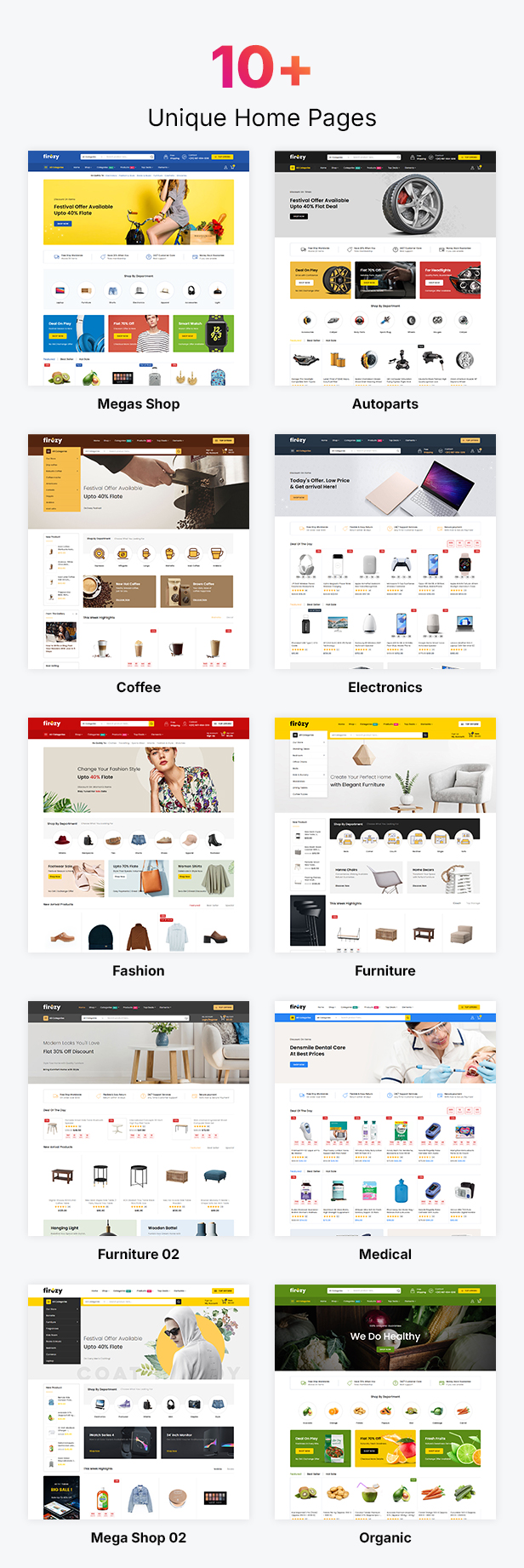 Firezy - Multi purpose Elementor PrestaShop Theme - 2
