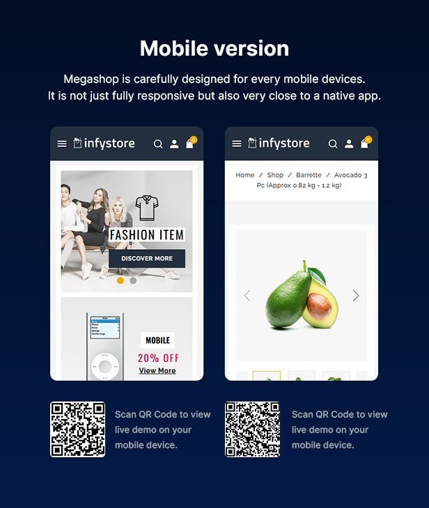 Infystore - Mega Shop Elementor Prestashop Responsive Theme