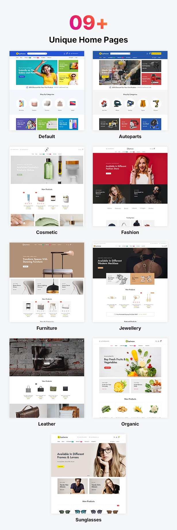 Kartwow - Multipurpose Elementor Prestashop Responsive Theme