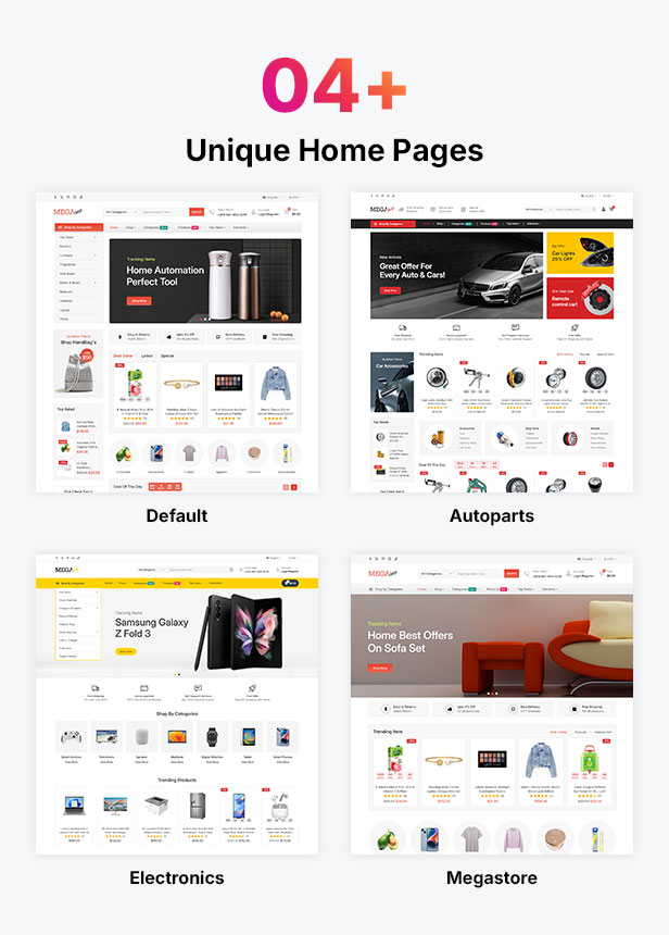 MegaShop Elementor Prestashop Responsive Theme