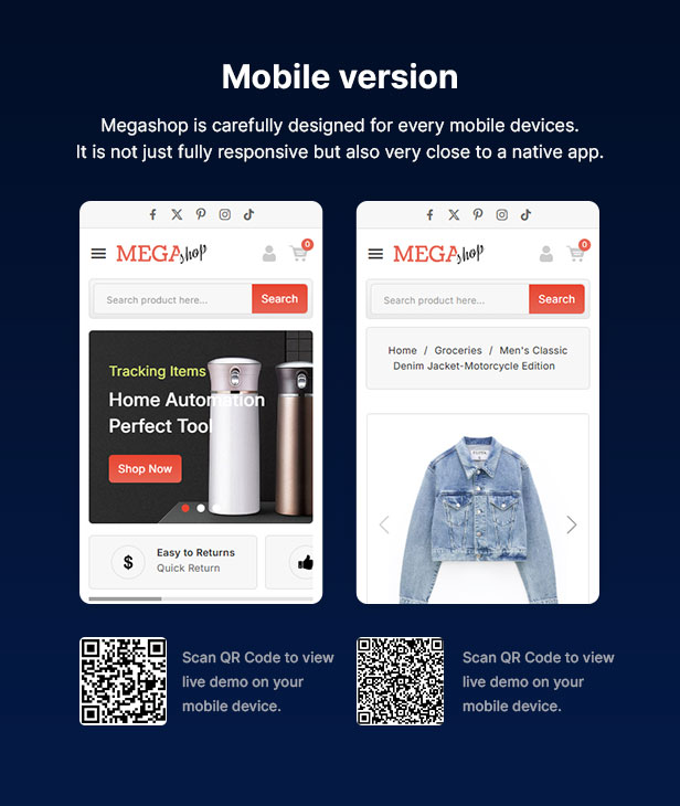MegaShop Elementor Prestashop Responsive Theme