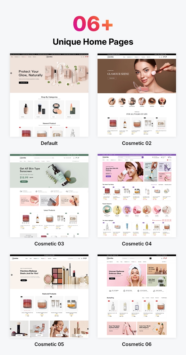 Cosmika - Beauty Cosmetics & Makeup SkinCare WooCommerce WordPress Theme - 2