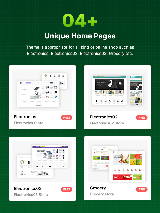 eDigit WP - Chủ đề WooC Commerce đa năng Elementor - 2