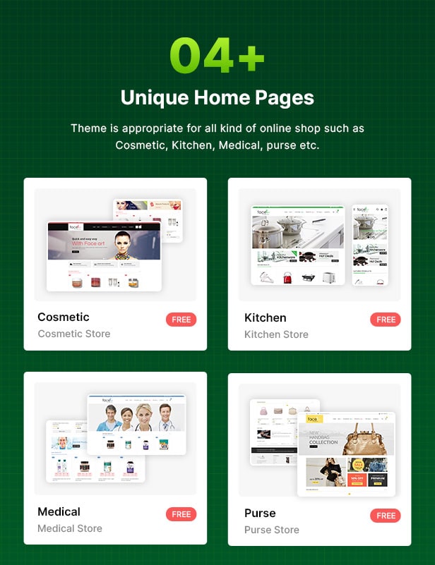 FaceArt WP - Chủ đề đáp ứng đa năng WooCommerce - 2