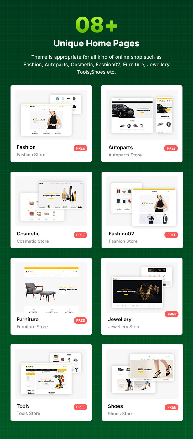 Fashiro WP - Multipurpose WooCommerce Theme - 2