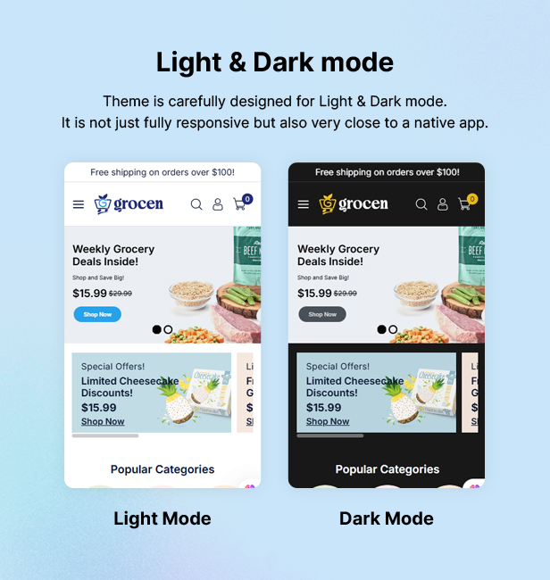 Grocen - Grocery Supermarket Elementor WooCommerce Theme - 6