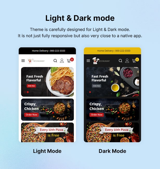 Restaurant WP - Responsive WooCommerce Theme