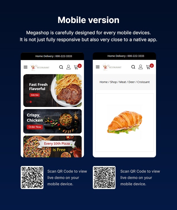 Restaurant WP - Responsive WooCommerce Theme